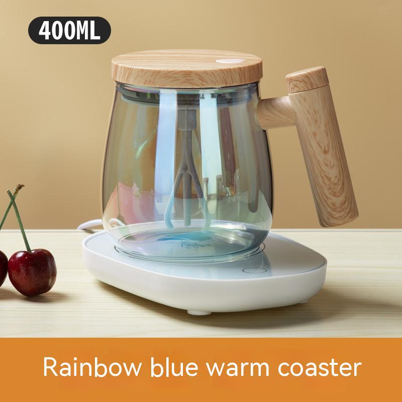 400ML Self Stirring Coffee Mug Electric Mixing Glass Coffee CupHigh Speed ​​Fast Automatic Coffee Cup For Gyms Dining Room Kitchen Gadgets