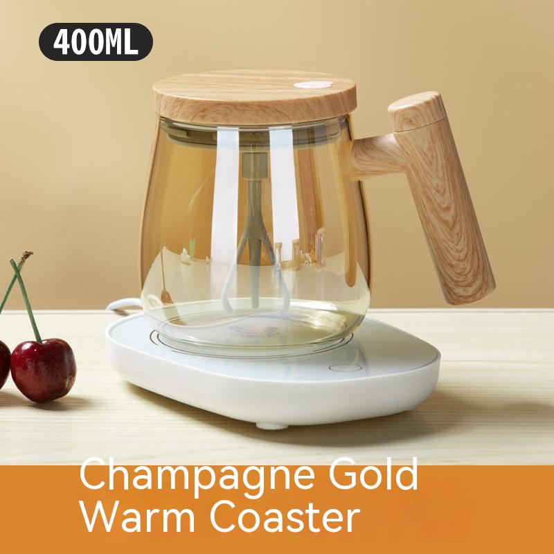 400ML Self Stirring Coffee Mug Electric Mixing Glass Coffee CupHigh Speed ​​Fast Automatic Coffee Cup For Gyms Dining Room Kitchen Gadgets